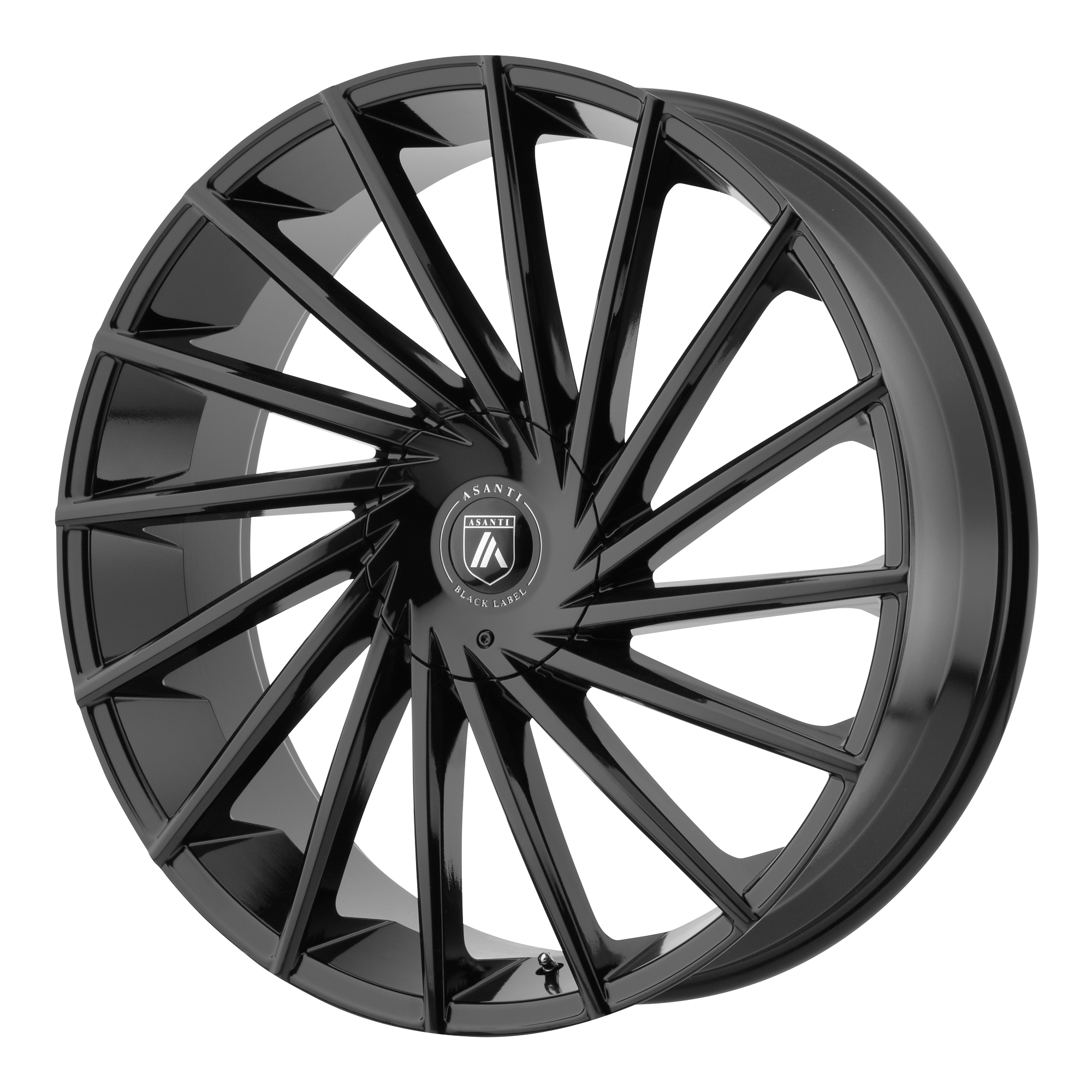 Asanti Black Abl-18 Matar 28X10 +30 Gloss Black