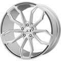 Asanti Black Abl-19 Athena 20X10 +40 Brushed Silver