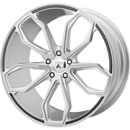 Asanti Black Abl-19 Athena 20X10 +40 Brushed Silver