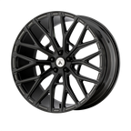Asanti Black Abl-21 Leo 22X10.5 +25 Gloss Black