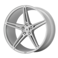 Asanti Black Abl-22 Alpha 5 22X10.5 +35 Brushed Silver