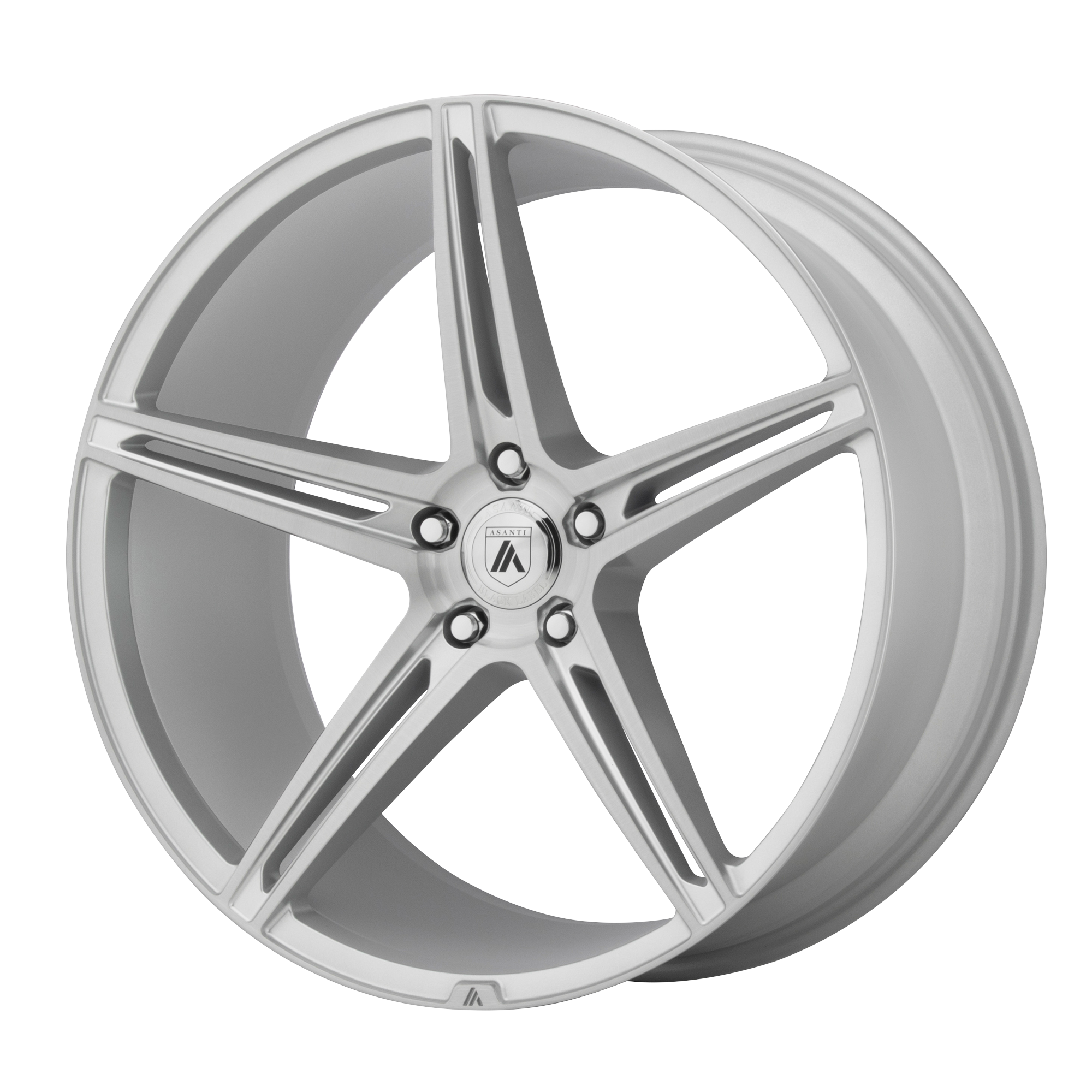 Asanti Black Abl-22 Alpha 5 20X10.5 +27 Brushed Silver