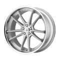 Asanti Black Abl-23 Sigma 22X10.5 +35 Brushed Silver W/ Chrome Lip
