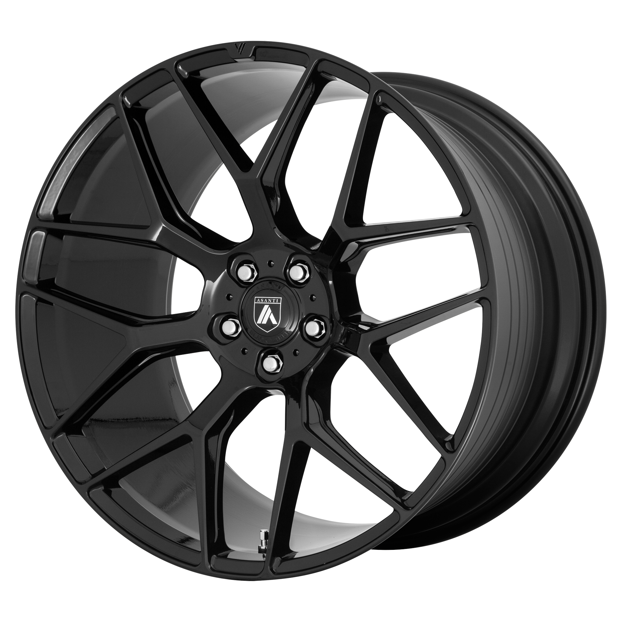 Asanti Black Abl-27 Dynasty 20X10.5 +25 Gloss Black