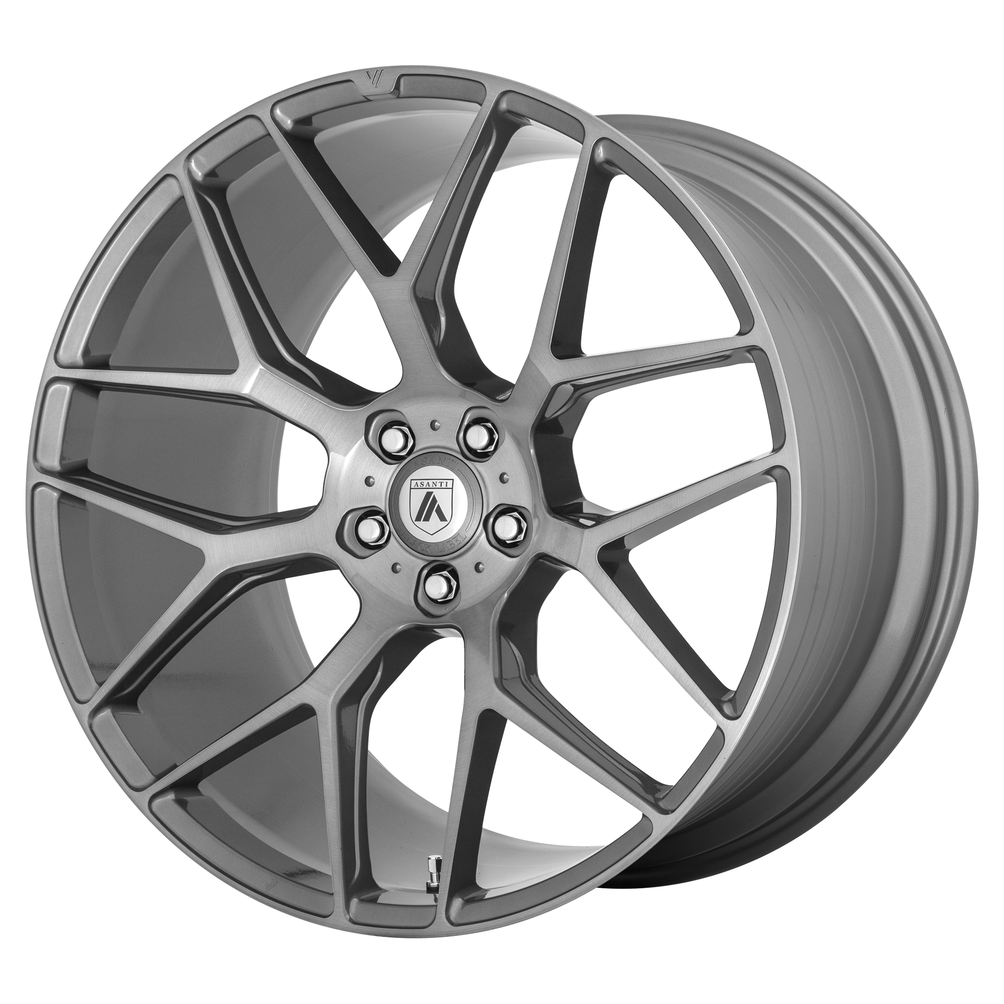 Asanti Black Abl-27 Dynasty 22X10.5 +35 Titanium Brushed
