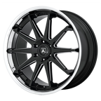 Asanti Black Abl-29 Emperor 24X10 +30 Gloss Black Mill W/ Chrome Lip