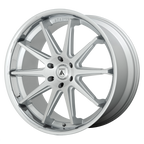 Asanti Black Abl-29 Emperor 22X10 +30 Brushed Silver W/ Chrome Lip