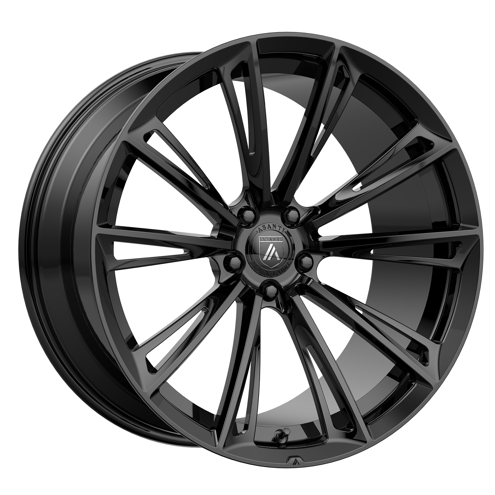 Asanti Black Abl30 Corona 20X9 +35 Gloss Black