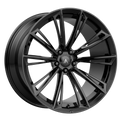 Asanti Black Abl30 Corona 20X9 +35 Gloss Black