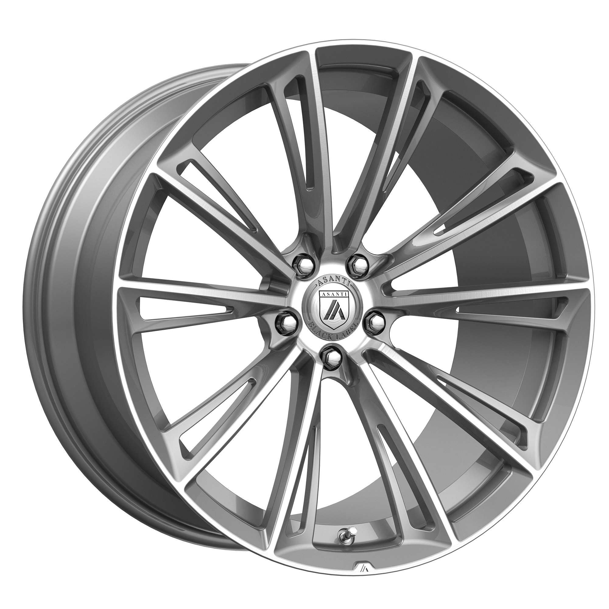 Asanti Black Abl30 Corona 20X10.5 +38 Titanium Brushed