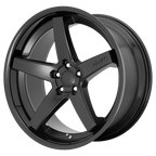 Asanti Black Abl31 Regal 22X9 +25 Satin Black W/ Gloss Black Lip