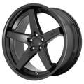 Asanti Black Abl31 Regal 22X9 +32 Satin Black W/ Gloss Black Lip