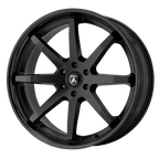 Asanti Black Abl-32 Kaiser 22X9.5 +30 Satin Black W/ Gloss Black Lip