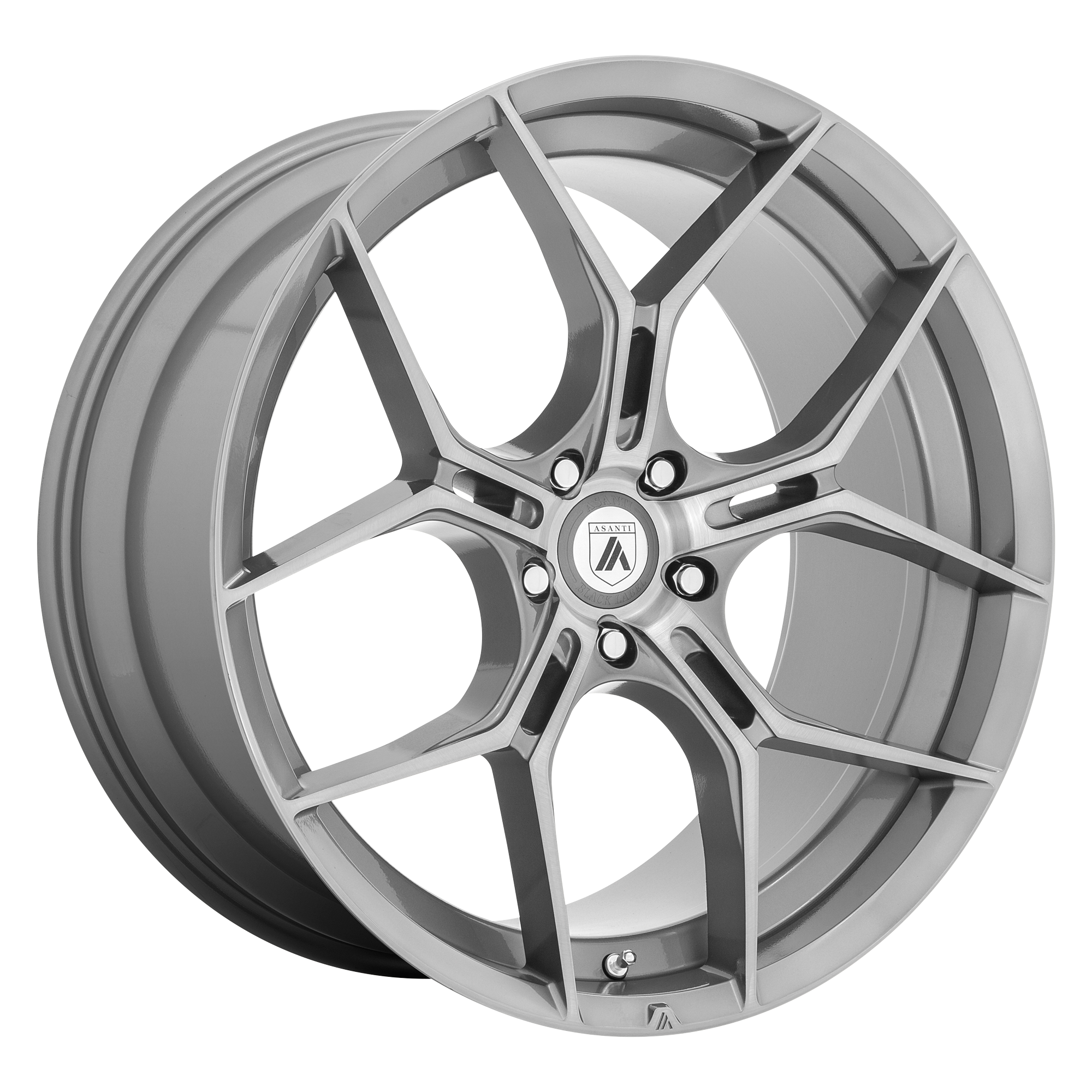 Asanti Black Abl-37 Monarch 20X10.5 +40 Titanium Brushed