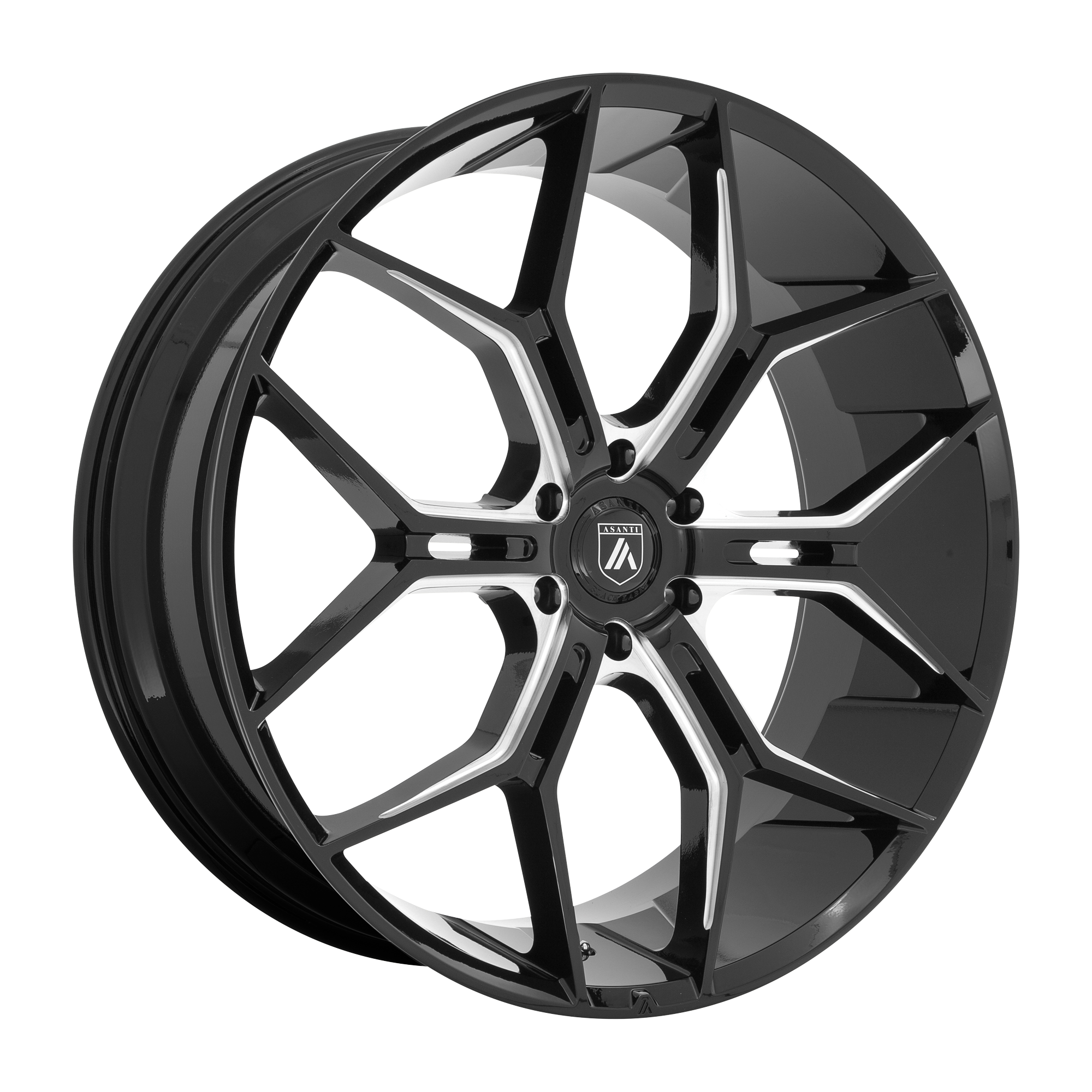 Asanti Black Abl-38 Monarch Truck 22X9.5 +38 Gloss Black Milled