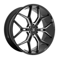 Asanti Black Abl-38 Monarch Truck 24X10 +20 Gloss Black Milled