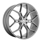 Asanti Black Abl-38 Monarch Truck 26X10 +35 Titanium Brushed
