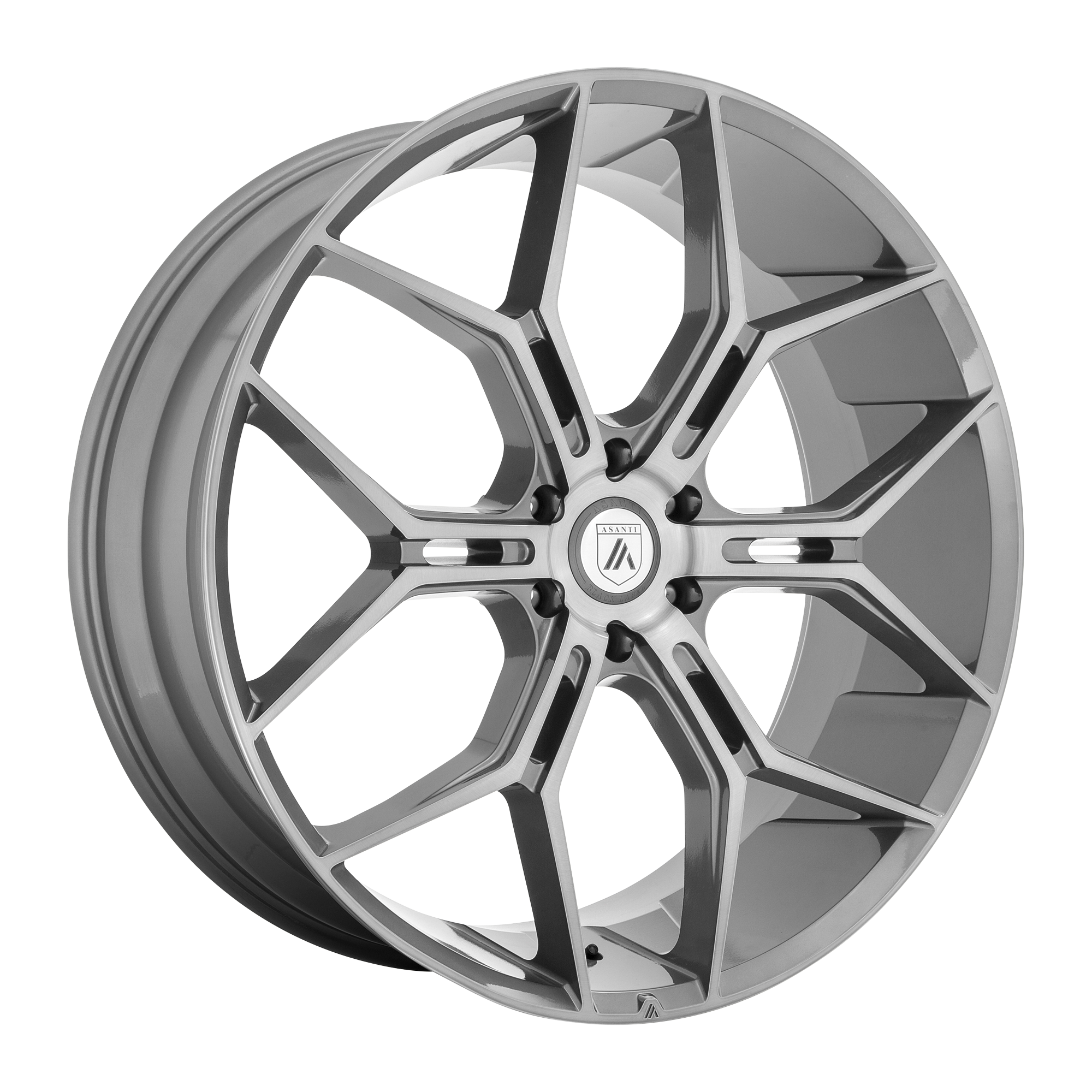 Asanti Black Abl-38 Monarch Truck 26X10 +35 Titanium Brushed