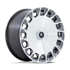 Asanti Black Ab045 Aristocrat 20X9 +15 5X115/5X120 Gloss Platinum Bright Mach Fc