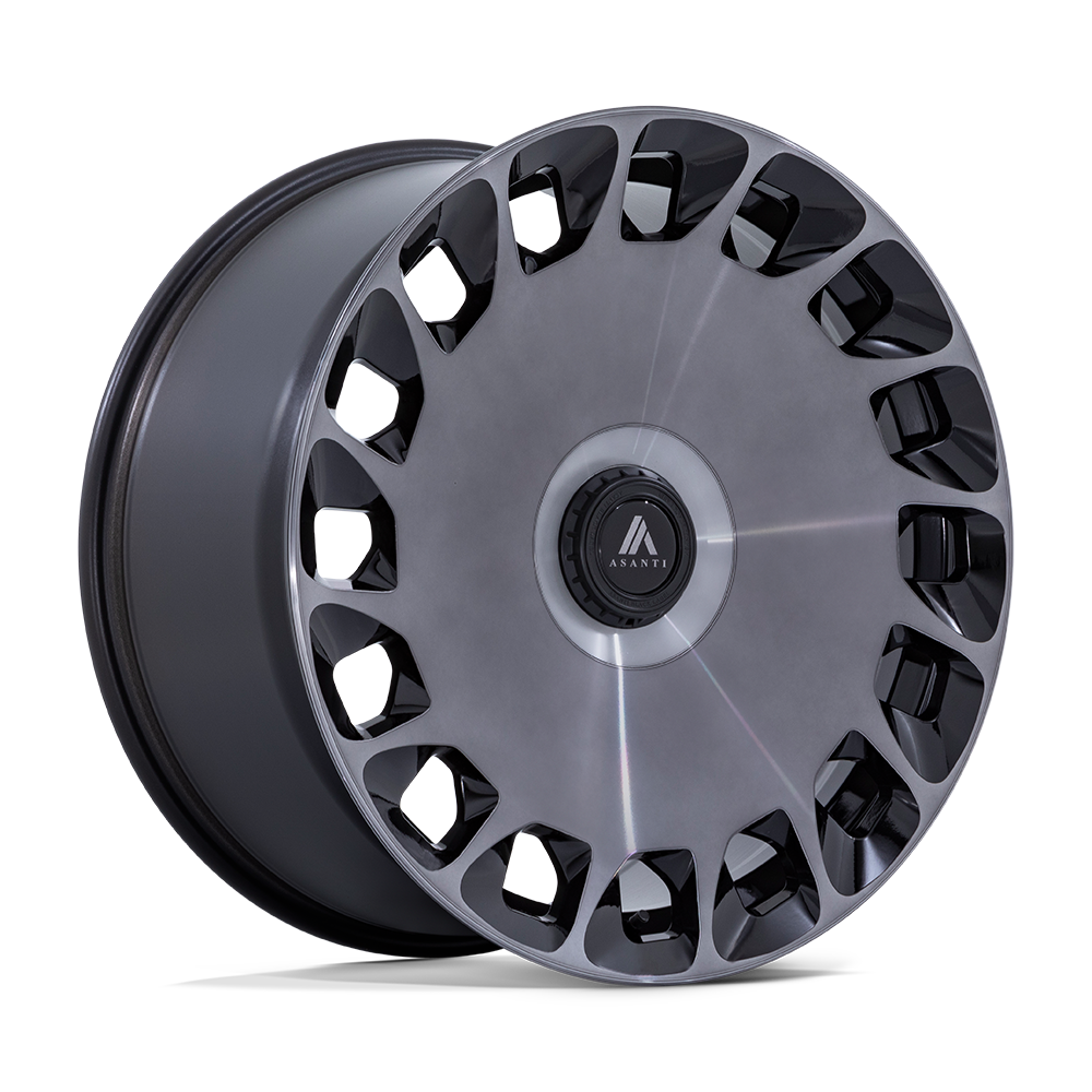 Asanti Black Ab045 Aristocrat 20X10.5 +40 Gloss Black Machined Fc W/ Ddt