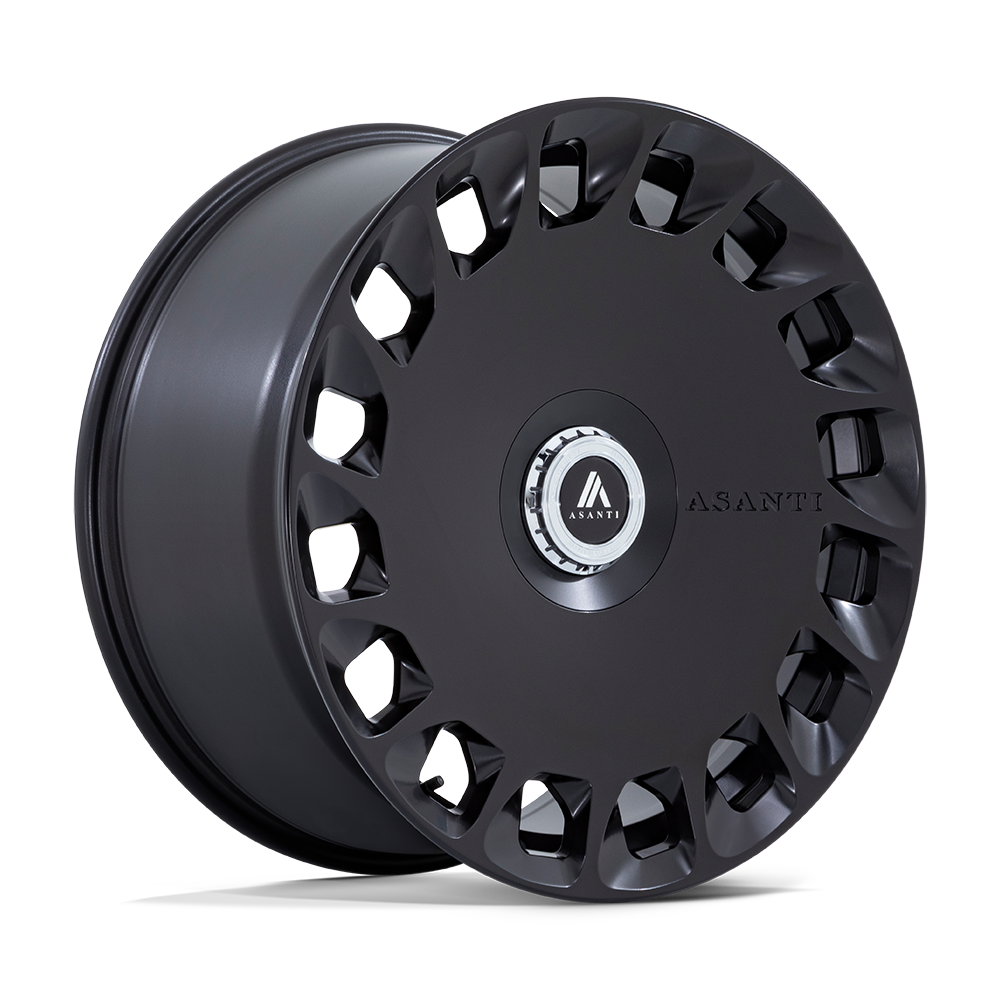Asanti Black Ab045 Aristocrat 20X10.5 +18 Matte Black