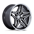 Asanti Black Ab046 Duke 22X10.5 +18 Gloss Black Machined