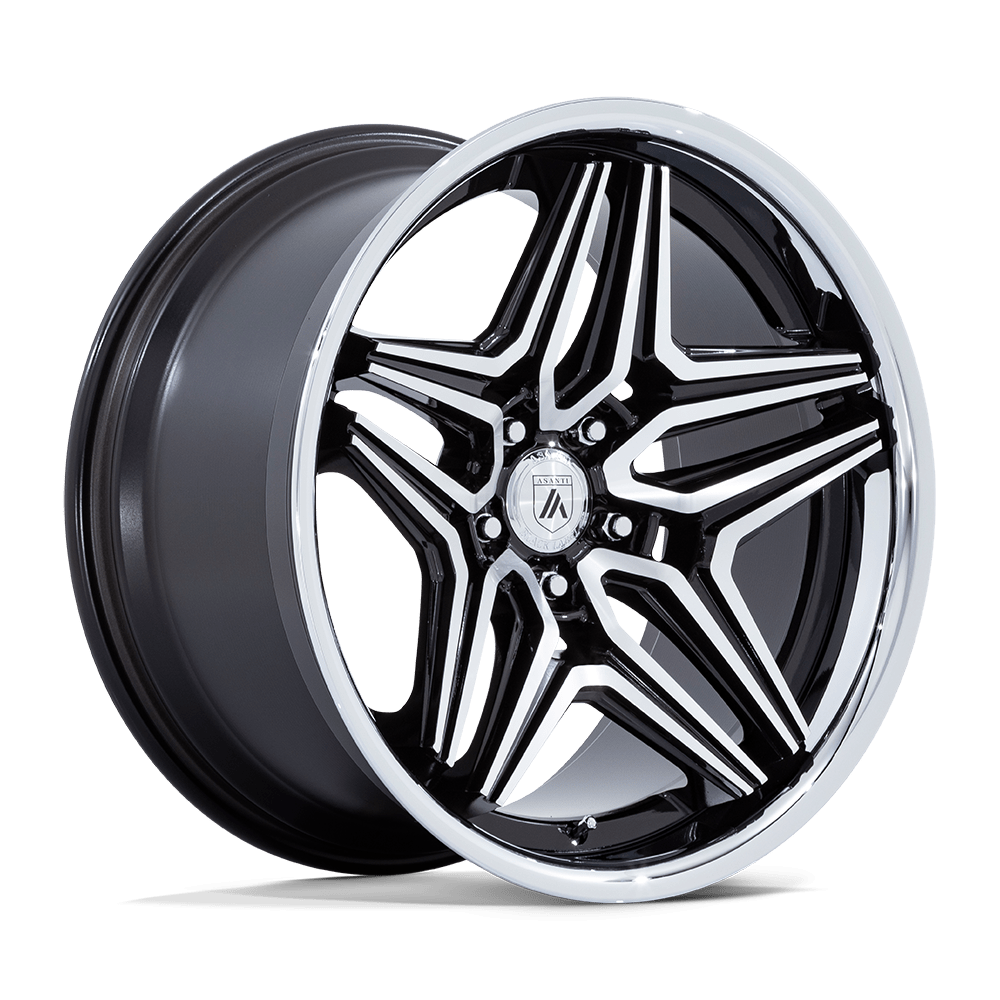 Asanti Black Ab046 Duke 22X10.5 +18 Gloss Black Machined