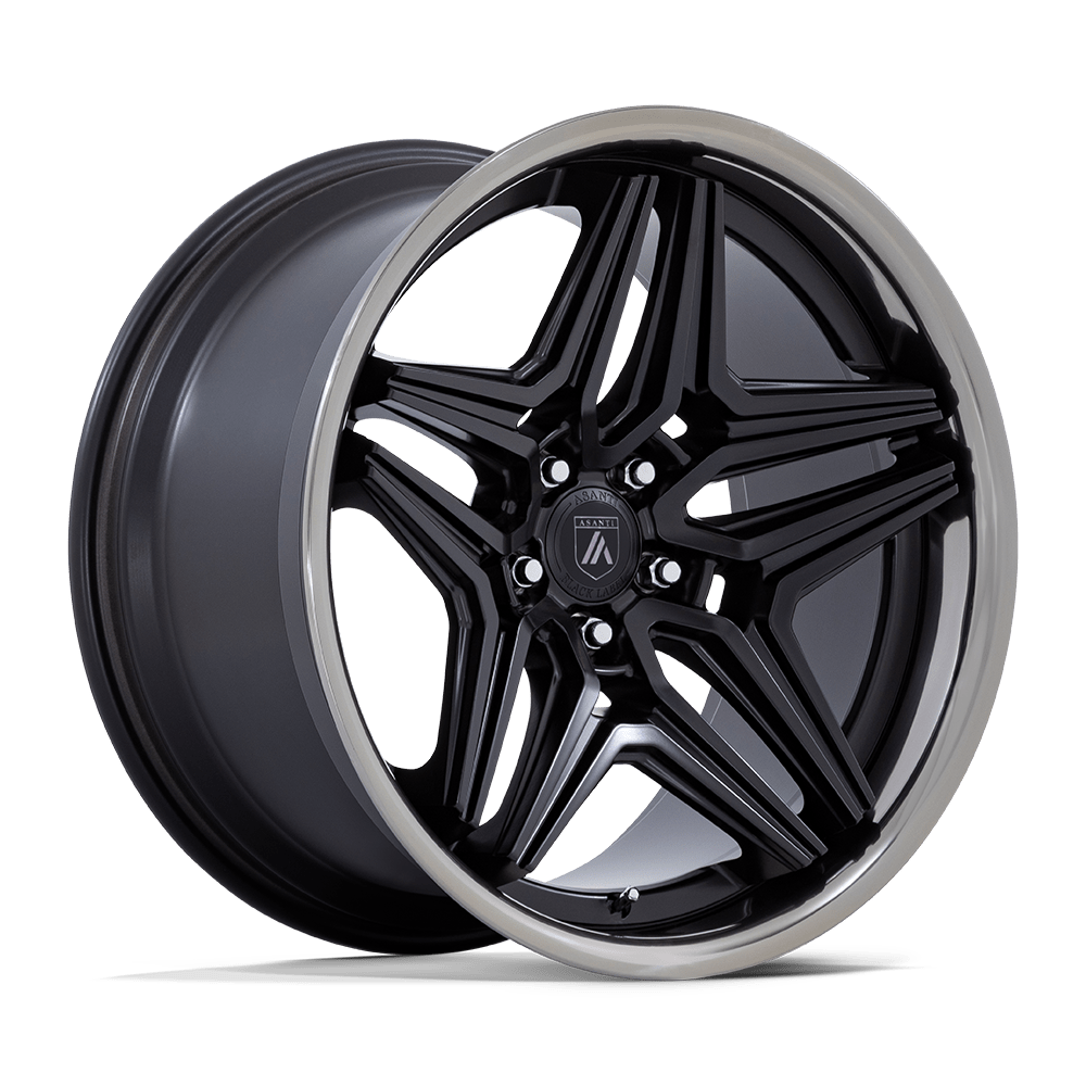 Asanti Black Ab046 Duke 20X10.5 +18 Satin Black W/ Ddt Lip