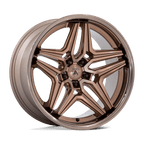 Asanti Black Ab046 Duke 22X9 +15 5X115 Platinum Bronze