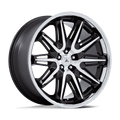 Asanti Black Ab047 Imperator 22X9 +27 Gloss Black Machined W/ Ss Lip