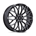 Asanti Black Ab050 Mogul 6 26X10 +30 Gloss Black W/ Machined Face