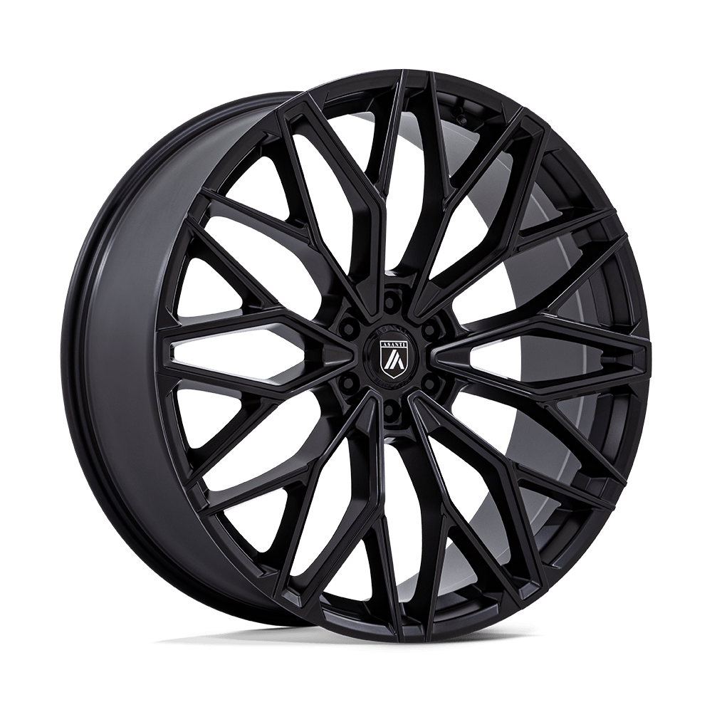 Asanti Black Ab050 Mogul 6 24X10 +30 Matte Black