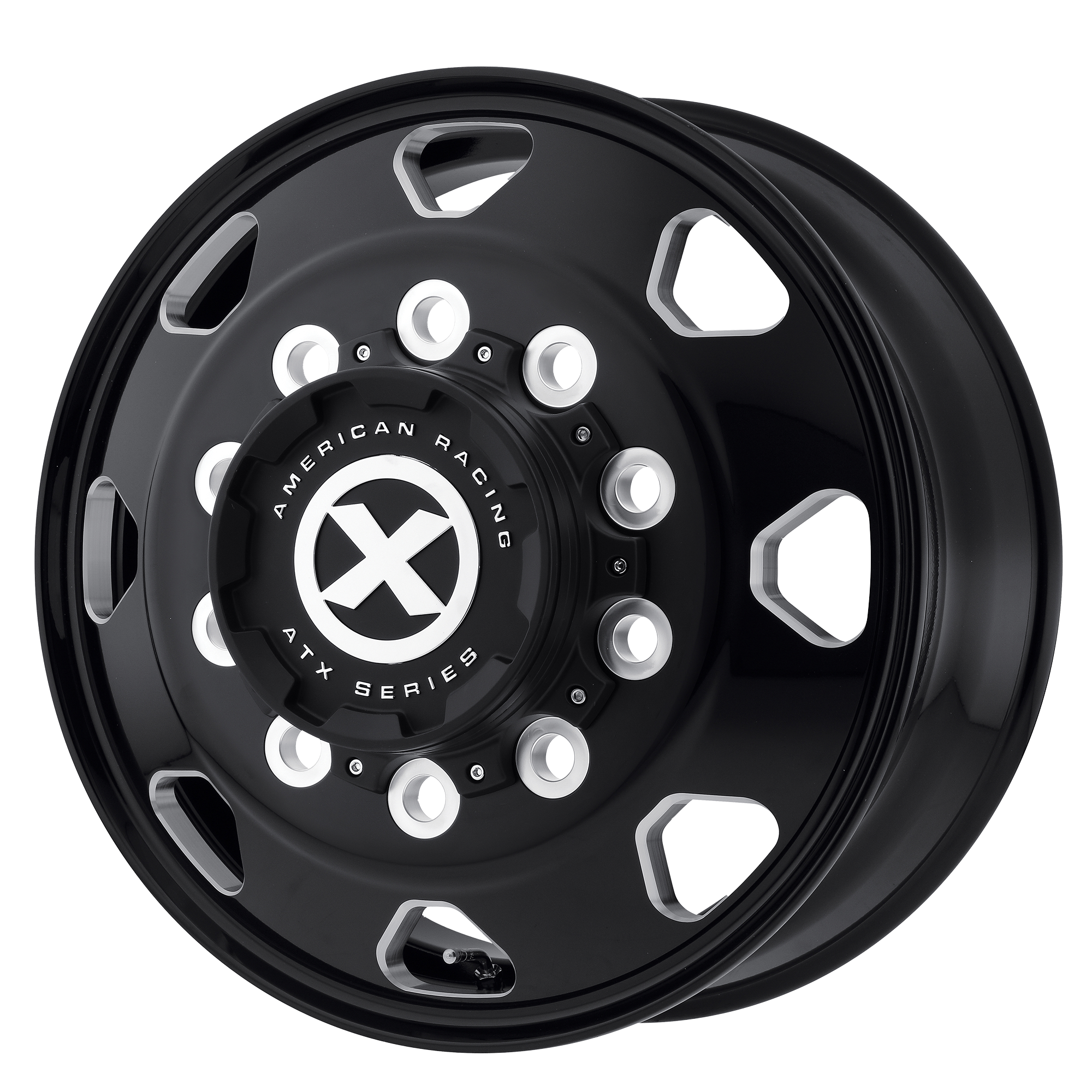 Atx Ao401 Octane 22.5X8.25 +144 Satin Black Milled
