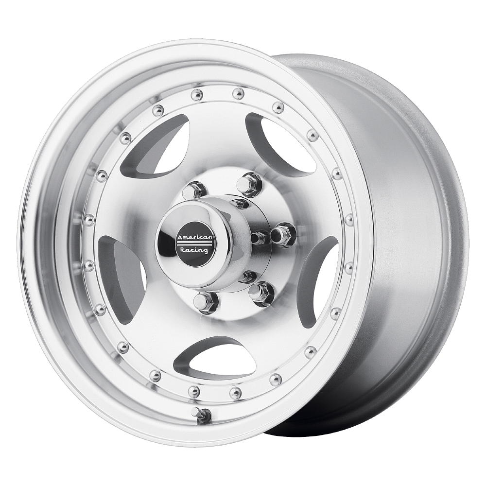 American Racing Ar23 14X7 -6 Machined W/ Clear Coat