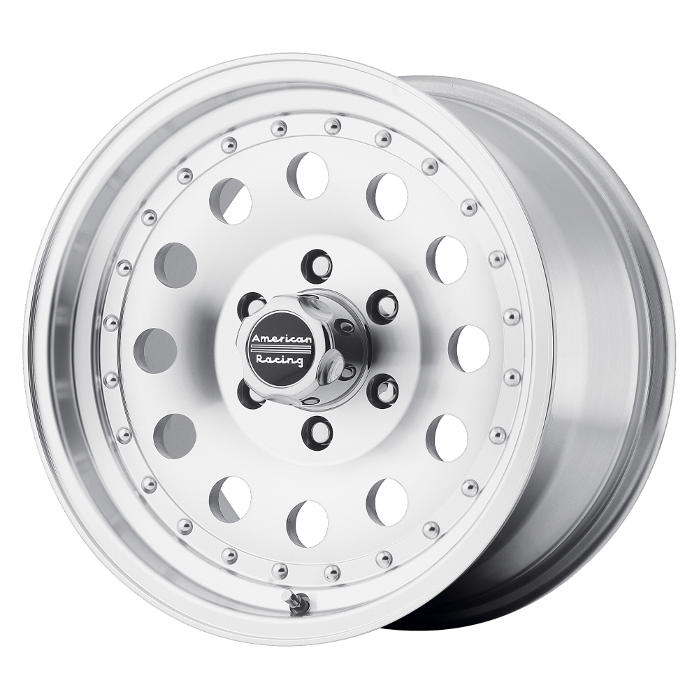 American Racing Ar62 Outlaw Ii 16X8 +0 Machined W/ Clear Coat