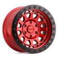 Black Rhino Hard Alloys Primm Beadlock 17X8.5 -38 Candy Red W/ Black Ring