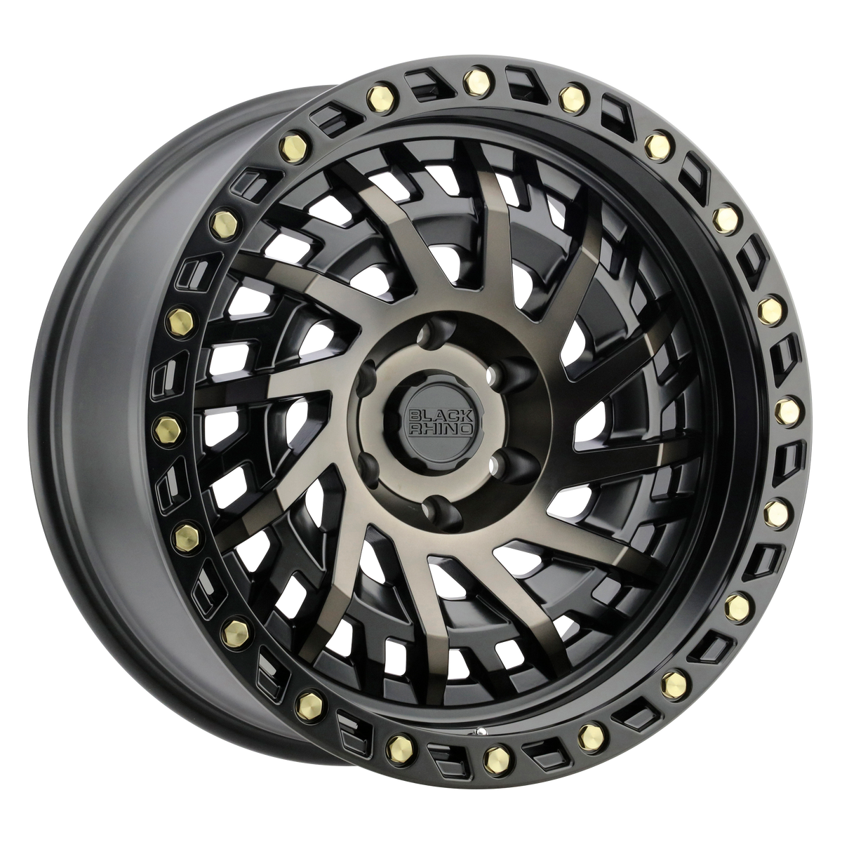 Black Rhino Hard Alloys Shredder 17X9 -18 Matte Black W/ Mach Dark Tint