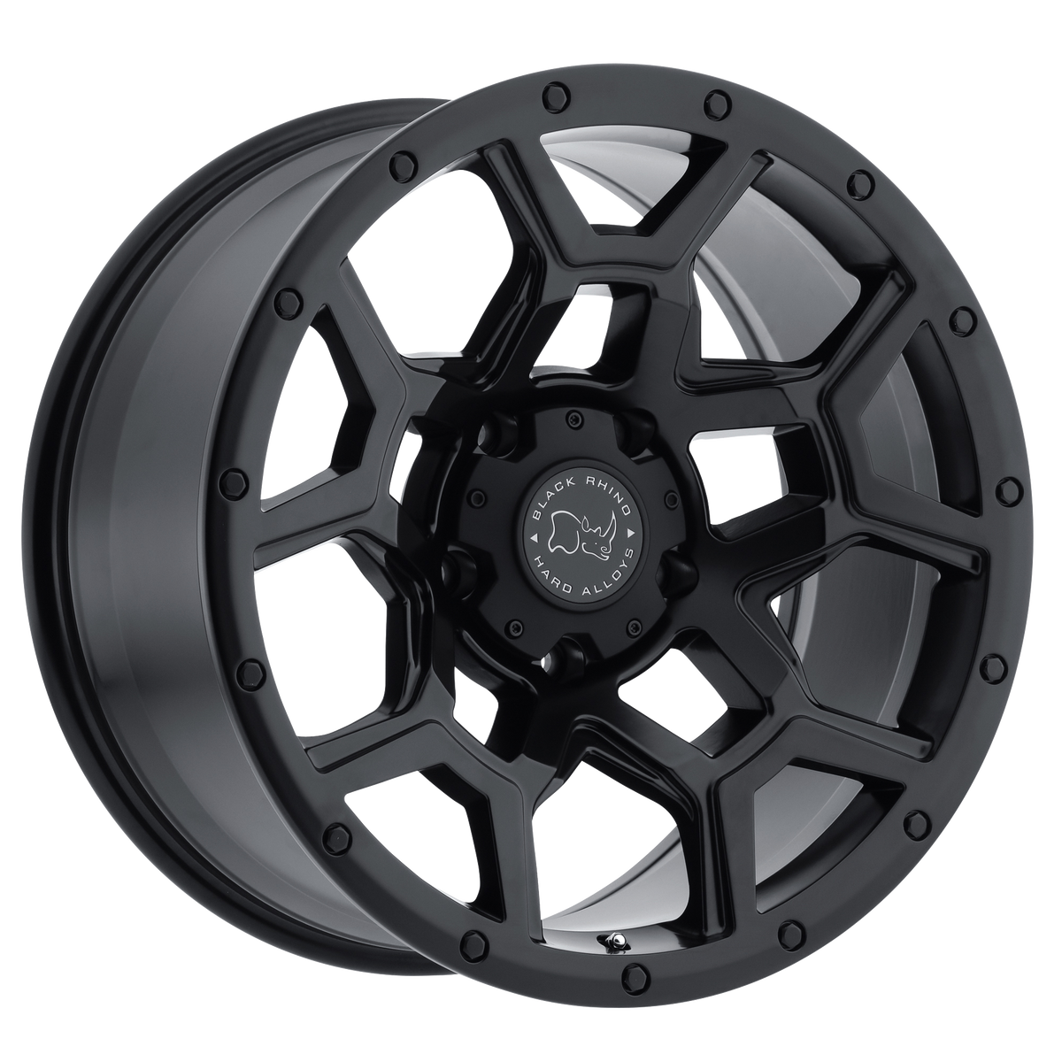 Black Rhino Hard Alloys Overland 20X9.5 +6 Matte Black