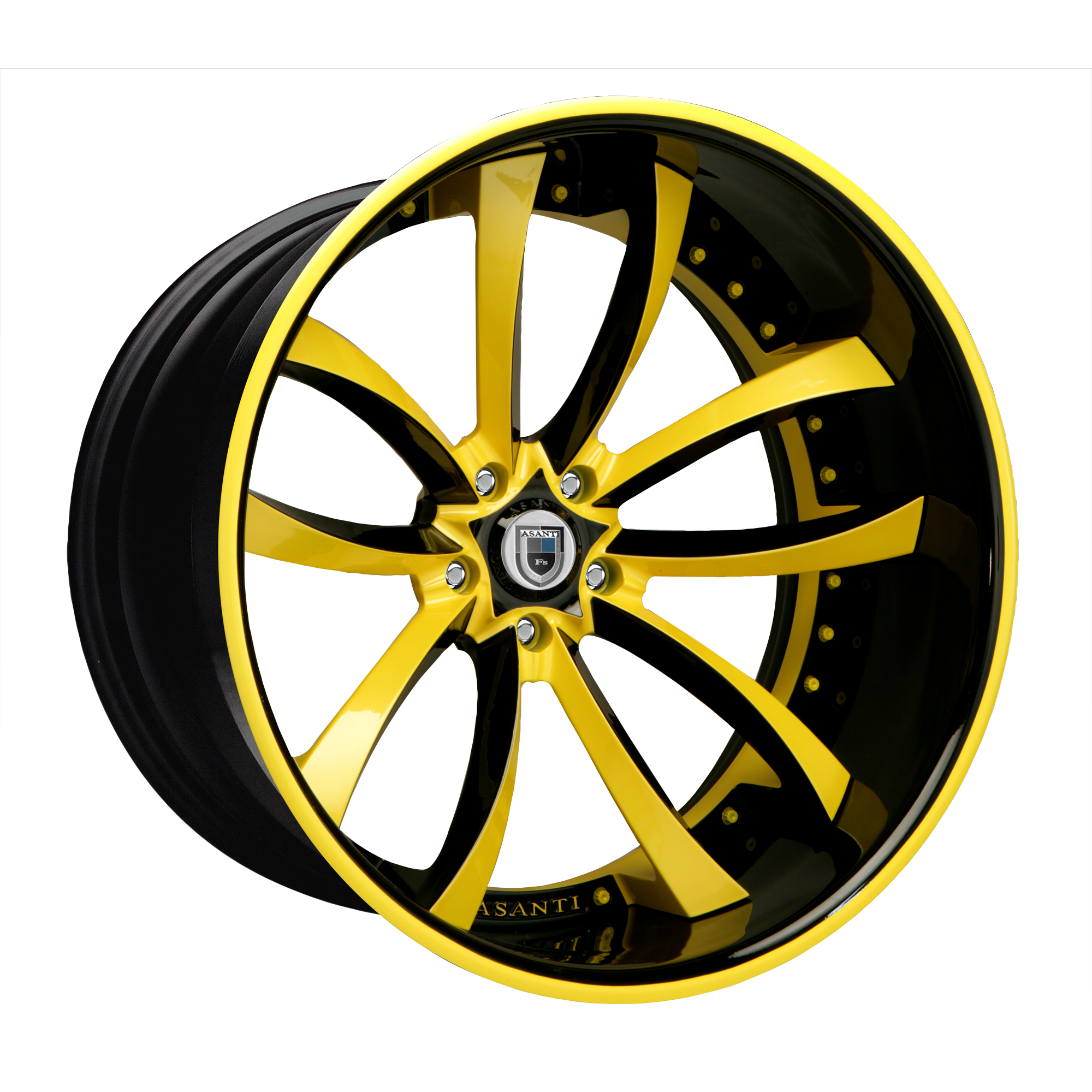 Asanti Forged Af503 24X10 +30 Black & Chrome