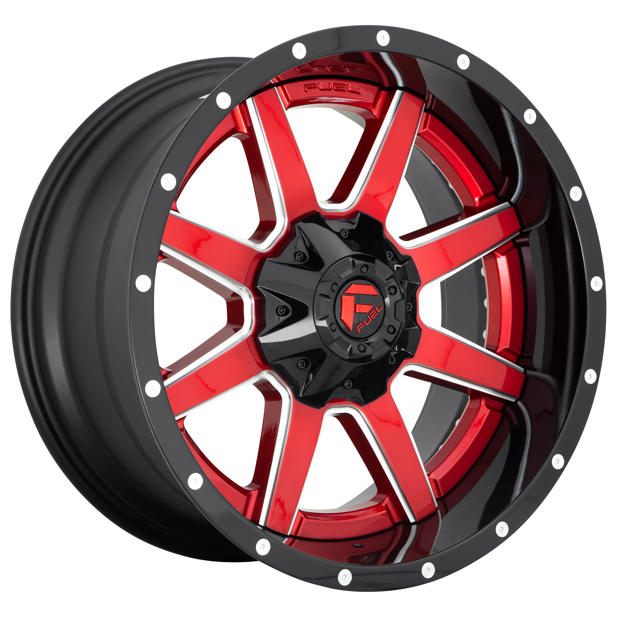 Fuel 1Pc D250 Maverick 20X10 -19 Gloss Red