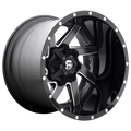 Fuel 1Pc D265 Renegade 24X12 -43 Matte Black Milled