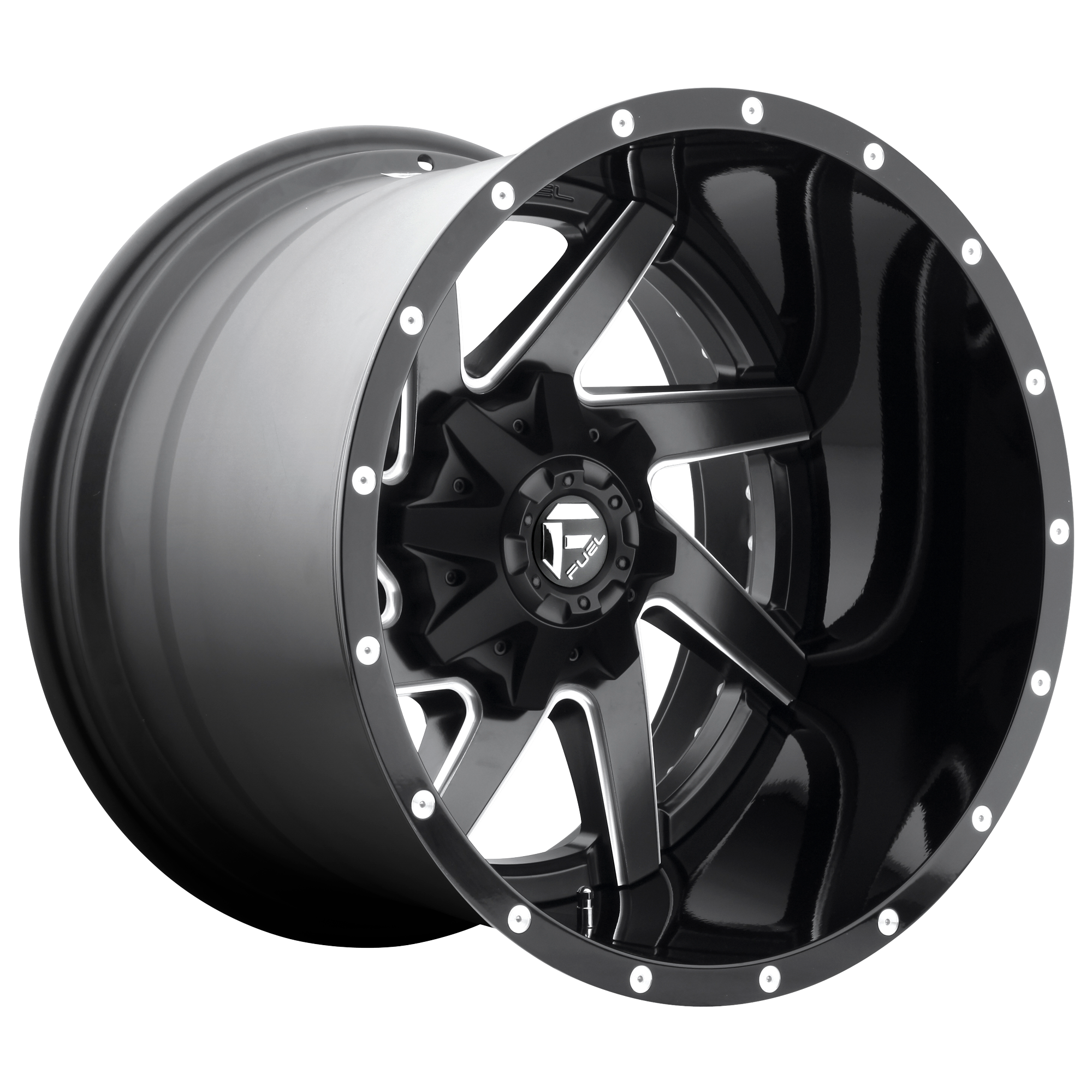 Fuel 1Pc D265 Renegade 24X12 -43 Matte Black Milled