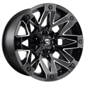 Fuel 1Pc D555 Ambush 20X9 +1 Gloss Black Milled