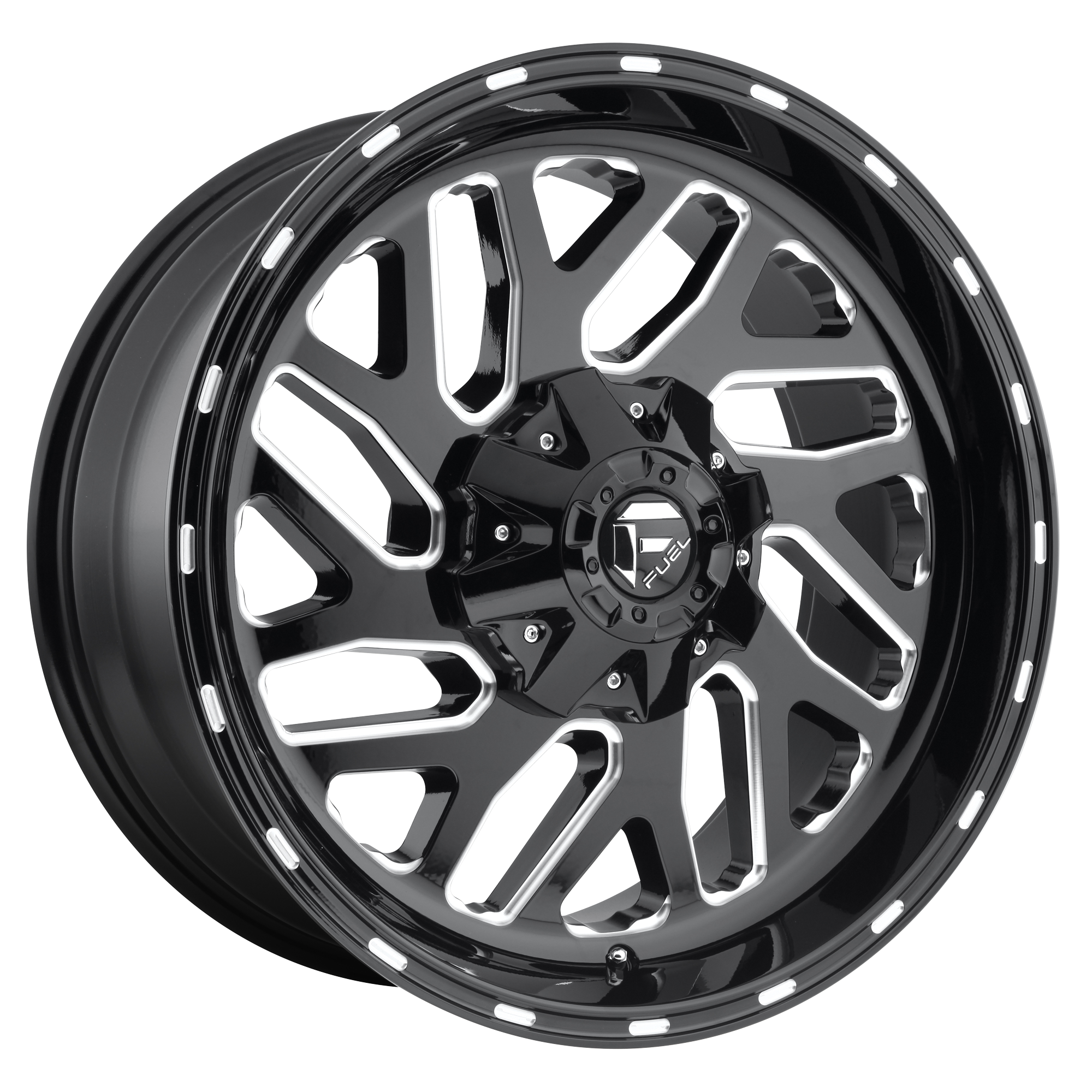 Fuel 1Pc Ff55 26X12 -51 Gloss Black Milled