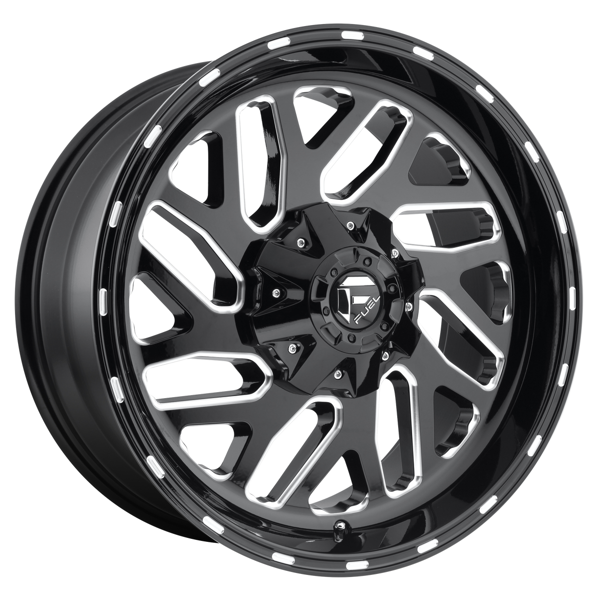 Fuel 1Pc D581 Triton 20X10 -18 Gloss Black Milled