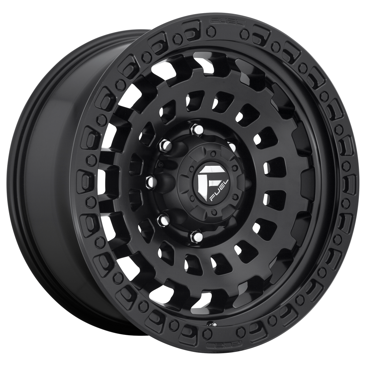 Fuel 1Pc D633 Zephyr 17X9 +1 Matte Black