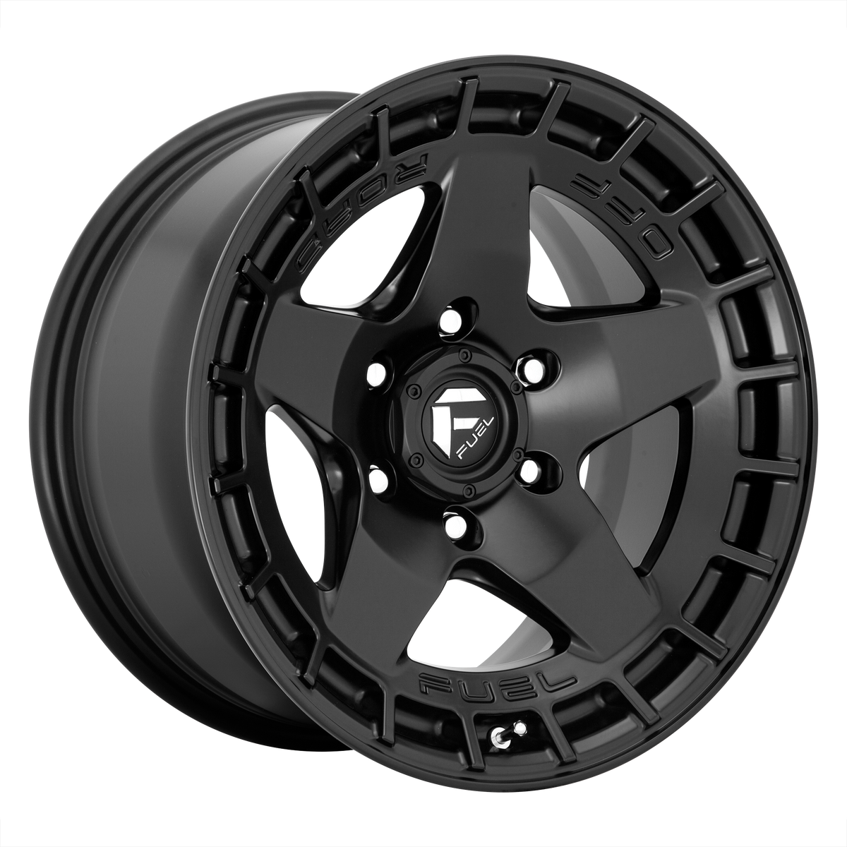 Fuel 1Pc D733 Warp 17X9 +1 Satin Black