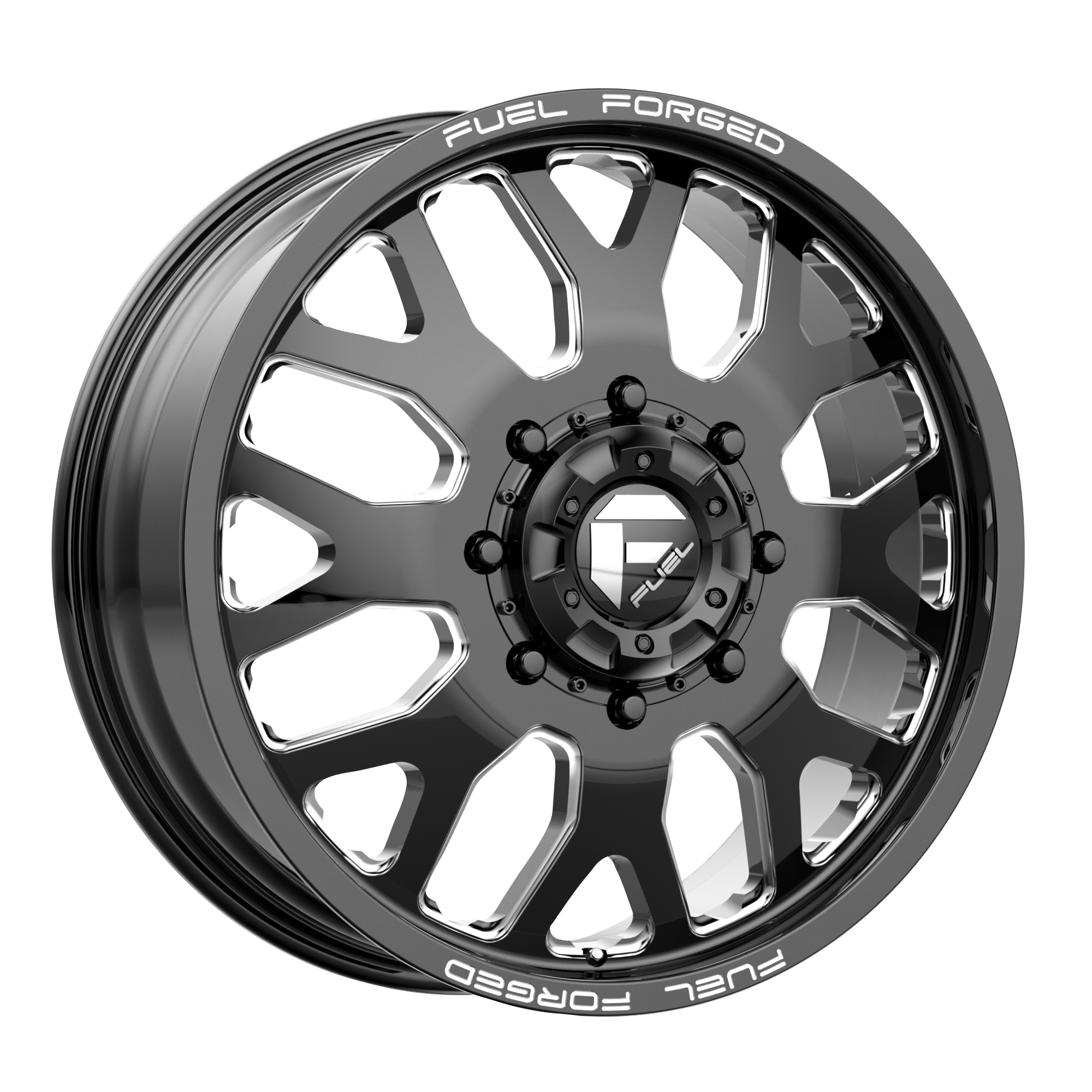 Fuel Mono De19 Ff19D 22X12 -50 Gloss Black Milled