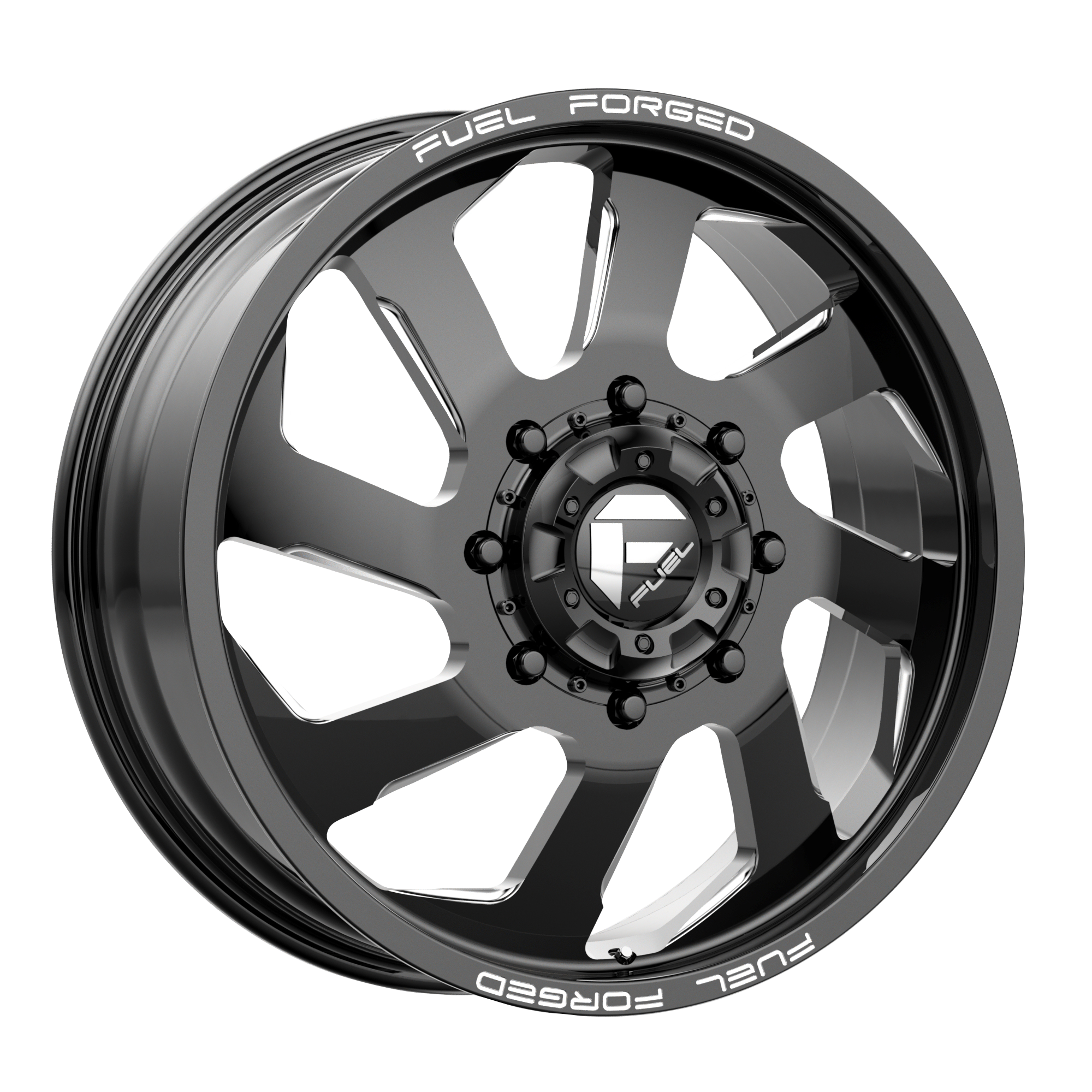 Fuel 1Pc Ff39 20X8.25 +105 Gloss Black Milled