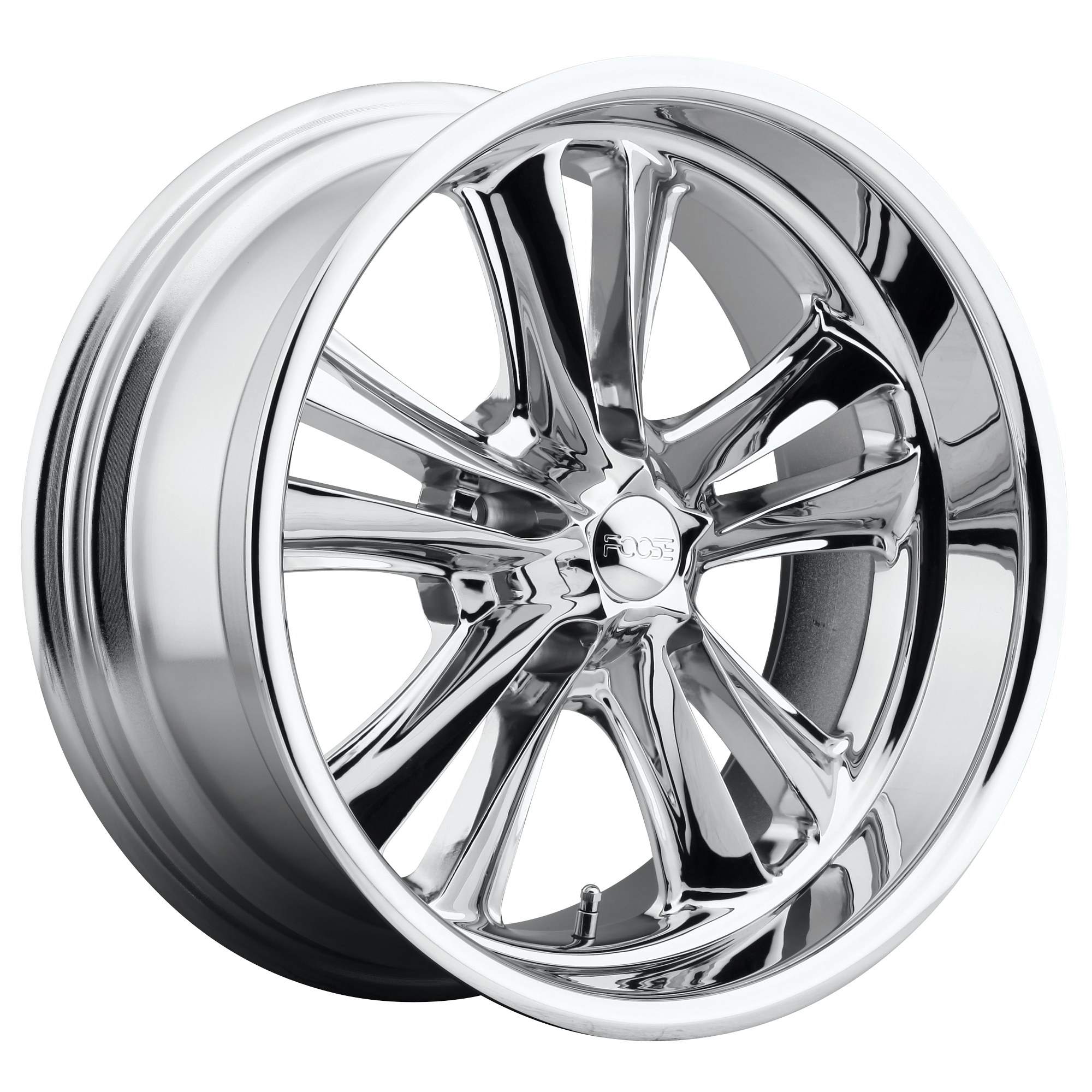 Foose 1Pc F097 Knuckle 18X9.5 +1 Chrome Plated